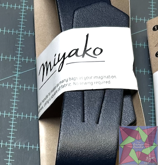 Miyako Leather Handle - Dark Blue